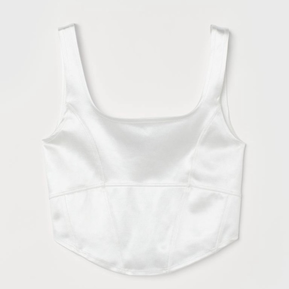 NWT H&M Bustier Style Crop Top